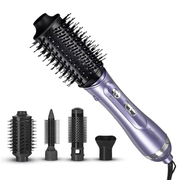 Bellezza Air Styler | 4-In-1 Hot Air Styler Brush | Purple