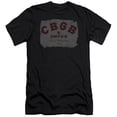 thumbnail image 1 of Trevco CBGB103-PSF-2 CBGB & Crumbled Logo Premium Canvas Adult Cotton Slim Fit 30-1 T-Shirt, Black - Medium, 1 of 1