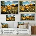 thumbnail image 4 of Designart "Mountain Dandelion landscape II" Floral Floater Framed Wall Decor, 4 of 7