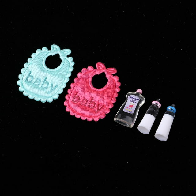 Champú Baberos para Bebés Yotijar 5 Piezas 1/12 Accesorios