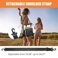 thumbnail image 3 of ASTRAEA Cooler Backpack, 36 Cans Cooler Bags Insulated, Leakproof Backpack Lunchbox for Women Beach Travel Camping, Black, 3 of 10