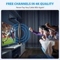 thumbnail image 5 of Antena Digital TV Qtbvae D011AF UHD 4K con Amplificador de Señal y Base Magnetica, 5 of 5