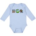 thumbnail image 3 of Inktastic Hiking Eat Sleep Hike Boys or Girls Long Sleeve Baby Bodysuit, 3 of 5