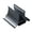 grey, variant on MultiFunction AntiSlip Gravitating Desktop Stand for Laptop Tablet E Reader Vertical Space Saving Design Durability ABS Build