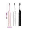 thumbnail image 2 of DPTALR Electric Toothbrush 6 Modes Deep Cleaning Portable Adult Travel Toothbrush With 4 Replacement Brush Heads, 2 of 4