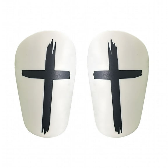 BESTSKY 1 Pair Mini Soccer Shin Guards Anti-slip Kids Teens Adults Soccer Players Miniature Shin Pads Protectors Football Games Protective Equipment