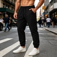 thumbnail image 2 of Men's Summer Breathable Loose Mesh Quick Drying Cool Loose Jogger Pants, 2 of 5