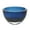 Blue, variant on 6" Mouth Blown European Made Lead Free Midnight Blue Crystal Bowl