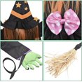 thumbnail image 2 of Purple Crashing Witch Into Tree Halloween Decoration, Halloween Outdoor Tree Trunks or Pillars Decor, 2 of 7
