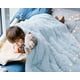 thumbnail image 3 of Manta Sherpa Blanket BENRON de 127 x 152 cm, color azul claro, suave, 3 of 8