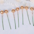 thumbnail image 6 of 100pcs 10MM DIY Imitation Berry Wreath DIY Christmas Golden Ball Berry DIY Christmas Decorative Accessories Golden, 6 of 8