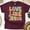 Maroon, variant on Christian Love Like Jesus Retro Floral Graphic T-Shirt, Maroon, Size 2XL