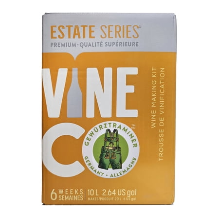 VineCo Estate Series German Gewurztraminer Wine Making Ingredient Kit