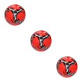 thumbnail image 2 of Dalazy Ballon de Soccer à Couture Fine pour Soccer Entraînement Collège PVC 1 Rouge 3Ensemble, 2 of 6