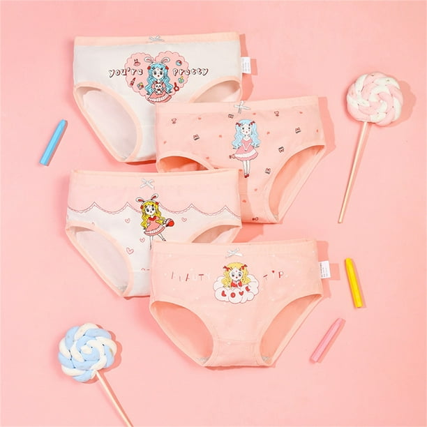 Ketyyh-chn99 Kids Underwear Girls Girls' Seamless Brief Underwear