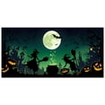 thumbnail image 1 of Bannières de Garage d'Halloween Design Cool Matériau en Tissu Résistant aux Intempéries Faciles à Installer Réutilisables pour Fête d'Halloween Extérieur Intérieur Attirant les Enfants Voisins, 1 of 3