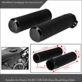 thumbnail image 3 of Empuñaduras de manillar de motocicleta de 1negras para Harley Xl883, 3 of 5