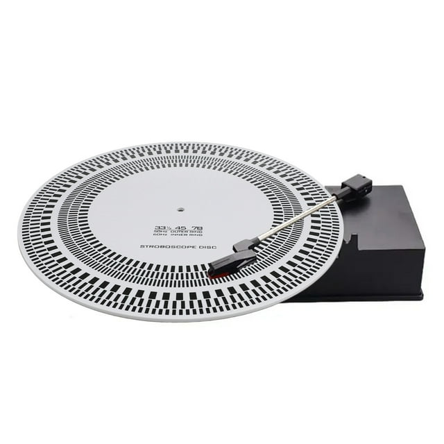 Disque Tachymètre pour Tourne-Disques, Réglage Précis Disque de Vitesse pour Tourne-Disque Acrylique pour Réparation