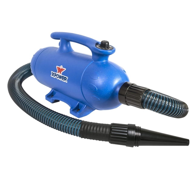 XPOWER B-27 Potente secador Profesional de Aseo de Mascotas con Motores duales, Control de Velocidad Variable, eficaz para Todos los tamaños y Razas