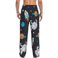 thumbnail image 3 of Daiia Space Men's Sleep Pant with Pockets and Drawstring,Pajama Pants-XX-Large, 3 of 9