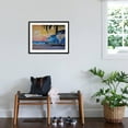 thumbnail image 3 of Art.com VW Volkswagen Bully Series - Blue Surf Bus Line Art Print by Martina Bleichner, Black Frame Wall Art, 29" x 23", 3 of 5