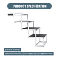 thumbnail image 4 of 4 Steps Foldable Dog Ramp for Cars,Portable Pet Dog Stairs for Large Dogs with Non-Slip Surface & Reinforced Design,Lightweight Yet Sturdy for SUVs,Trucks,Supports up to 250lbs, 4 of 10