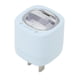 thumbnail image 3 of Cargador de pared rápido de 20 W, puerto USB C, bloque de cargador de enchufe de pared para iPhone 13 12 11 para enchufe MagSafe US 100-240 V azul, 3 of 14