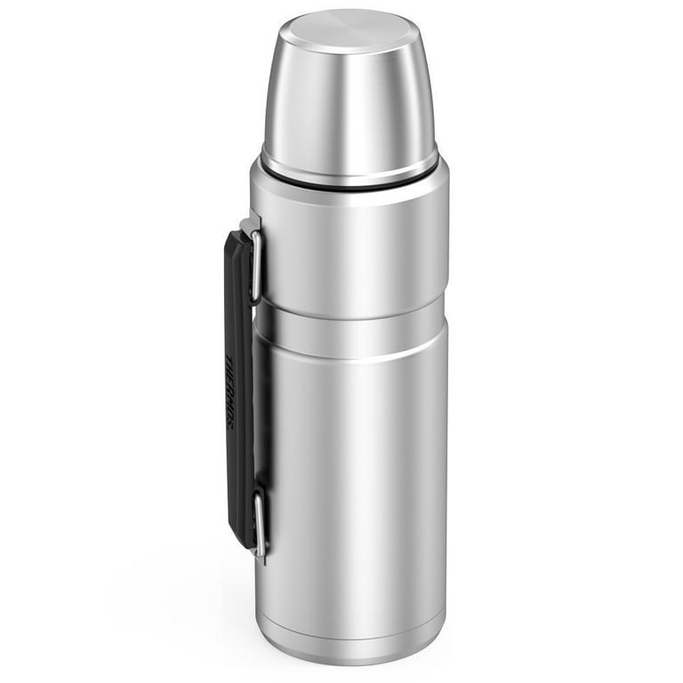 Thermos Stainless King Vacuum-Insulation Beverage Bottle, 2 Liters, Silver