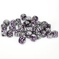 thumbnail image 2 of Chessex CHX26832 Dice - Gemini: 36D6 Purple/Steel/White, 2 of 3