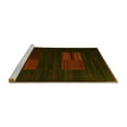 thumbnail image 2 of Ahgly Company Machine Washable Indoor Rectangle Abstract Yellow Contemporary Area Rugs, 2' x 3', 2 of 4