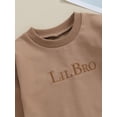 thumbnail image 5 of vera natura Baby Boys Spring Autumn Casual Romper Green Long Sleeve Letter Embroidery Playsuit, 5 of 8
