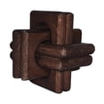 thumbnail image 2 of Decoración de cadena de madera con eslabones, artesanía creativa nórdica, decoración de mesa de centro con eslabones de madera para estantería, sala, 2 of 9