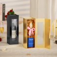 thumbnail image 3 of Cajas de Regalo para Vino PACKQUEEN 2 Doradas 34x11x10 cm con Ventana, 3 of 6