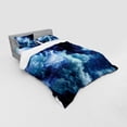 thumbnail image 3 of Ambesonne Space Bedding Set 3 Pcs, Universe Spiral Galaxy, Twin, Dark Blue, 3 of 3