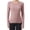 Pink, variant on ClodeEU Women's Long Sleeve Running Tops ,Seamless Yoga Wear, Sportswear Breathable Workout Clothes Coffee,Womens Plus XL