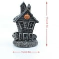 thumbnail image 6 of hengsof Halloween Villages Decoration, Halloween Ghost House Decoration with Light for Table Outdoors Indoor Home Party Decor, 6 of 6