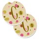 thumbnail image 1 of Juego de 2 Posavasos Caroline's Treasures C Initial Monogram CJ1004-CCARC Multicolor, 1 of 1