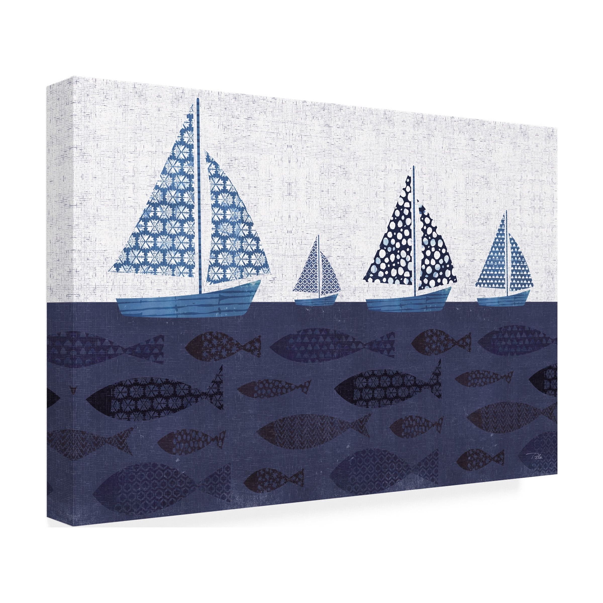 Trademark Fine Art 'Sunday on the Coast VII' Canvas Art by Pela