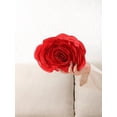 thumbnail image 2 of Women’s Red Rose Clutch Purse, Floral Evening Bag with Chain Strap, 2 of 8