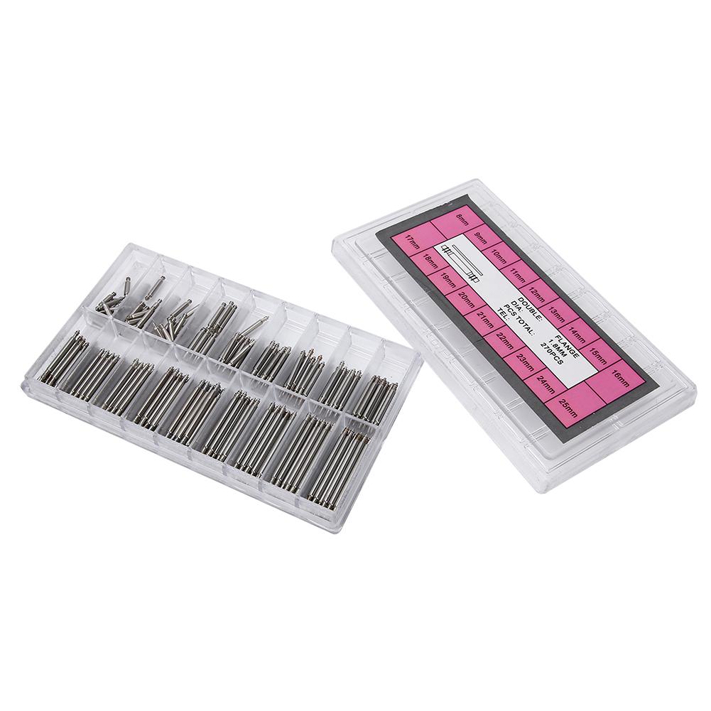 Fyydes Watch Band Pins,270pcs/ Box 1.8mm Professional Watch Band Spring