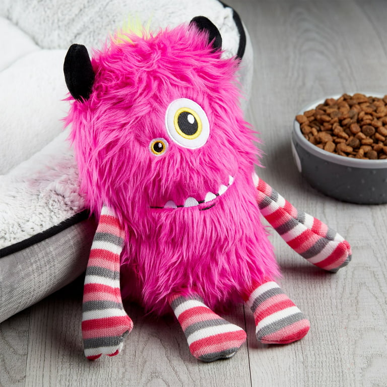 Vibrant Life Cozy Buddy Monster Dog Toy, Character May Vary, Chew Level 3 