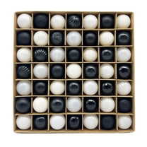 Luoshdecor 49Pcs Small Christmas Ball Ornaments, Small Shatterproof Tree Ornaments for Mini Xmas Tree, Centerpiece, Table Decoration 1.18 in