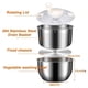 thumbnail image 4 of Centrifugadora de Ensalada de Acero Inoxidable, Centrifugadora de Lechuga, Lavadora de Frutas, Centrifugadora de Rápidos para Verduras y Pasta del Hogar, 4 of 5