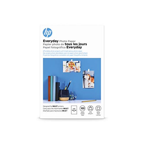 HP CR759A Everyday Photo Paper, Glossy (4x6", 100 sht)