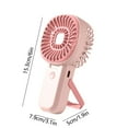 syligr Handheld Fan,Mini Small Portable Turbo Fan,USB Rechargeable with