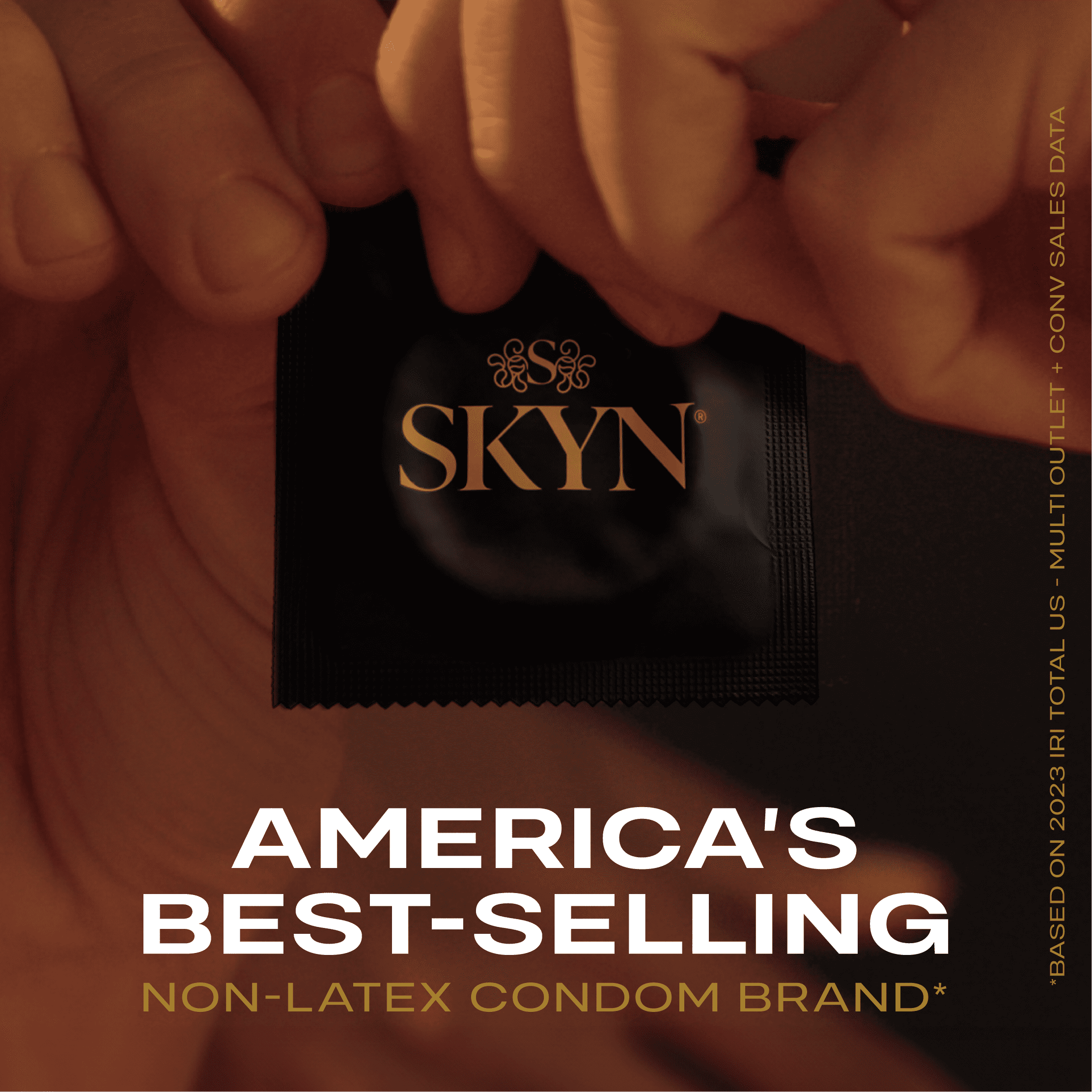 SKYN Extra Studded Non-Latex Lubricated Condoms, 22 Count