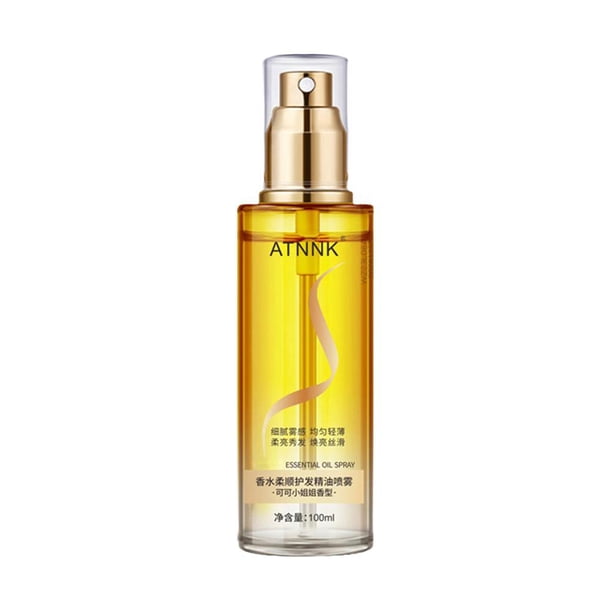 TQEHS Aceite esencial en aerosol suave para cabello ligero y de larga duración, 100 ml, H1V9