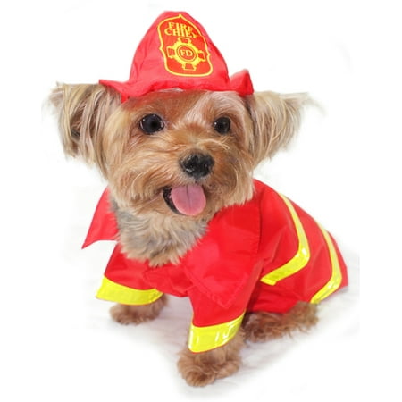 High Quality Dog Costume - FIREMAN COSTUMES - Dress Your Dogs As a Fire Man (Size 6)