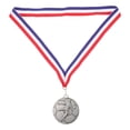 thumbnail image 1 of Medalla de premio de fútbol para niños Medalla de ganador Medalla de estímulo Medalla de fútbol Medalla de partido Accesorio de premio Medalla de premio decorativa con cordón, 1 of 6