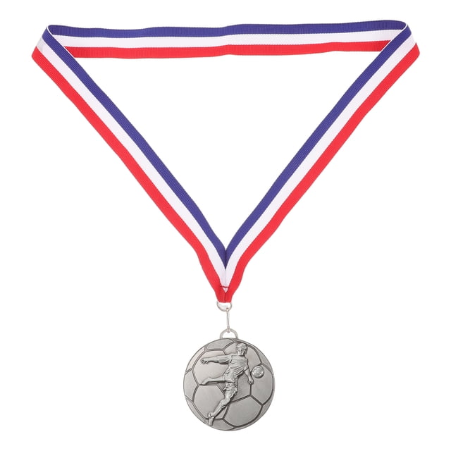 Medalla de premio de fútbol para niños Medalla de ganador Medalla de estímulo Medalla de fútbol Medalla de partido Accesorio de premio Medalla de premio decorativa con cordón